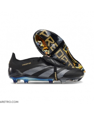 Adidas Predator Elite Tongue Firm Ground Core Black Carbon Football Boots