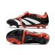 Adidas Predator Elite Tongue Firm Ground Core Black White Solar Red Football Boots