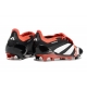 Adidas Predator Elite Tongue Firm Ground Core Black White Solar Red Football Boots