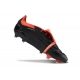 Adidas Predator Elite Tongue Firm Ground Core Black White Solar Red Football Boots