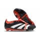Adidas Predator Elite Tongue Firm Ground Core Black White Solar Red Football Boots