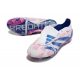 Adidas Predator Elite Tongue Firm Ground Ftwr White Solar Blue Solar Pink Football Boots