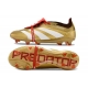 Adidas Predator Elite Tongue Firm Ground Gold Red White Football Boots