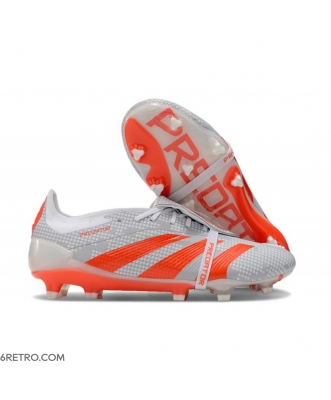 Adidas Predator Elite Tongue Firm Ground Gray Crimson Football Boots