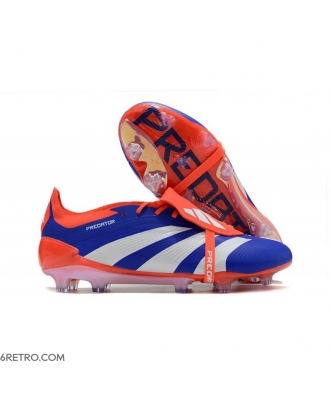Adidas Predator Elite Tongue Firm Ground Lucid Blue Ftwr White Solar Red Football Boots
