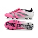 Adidas Predator Elite Tongue Firm Ground Pink White Black Football Boots