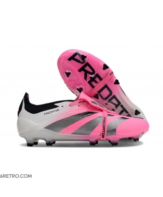Adidas Predator Elite Tongue Firm Ground Pink White Black Football Boots