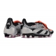 Adidas Predator Elite Tongue Firm Ground Silver Black Red Football Boots