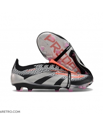 Adidas Predator Elite Tongue Firm Ground Silver Black Red Football Boots