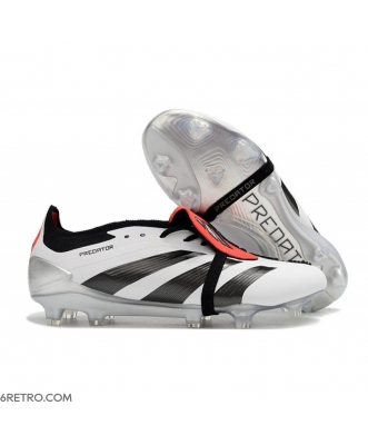 Adidas Predator Elite Tongue Firm Ground White Black Red Football Boots