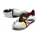 Adidas Predator Elite Tongue Firm Ground White Black Red Yellow Football Boots