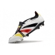 Adidas Predator Elite Tongue Firm Ground White Black Red Yellow Football Boots