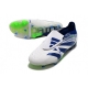 Adidas Predator Elite Tongue Firm Ground White Blue Green Football Boots Adidas Predator Elite Tongue Firm Ground White Blue Green Football Boots