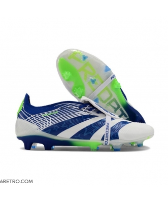 Adidas Predator Elite Tongue Firm Ground White Blue Green Football Boots
