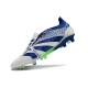 Adidas Predator Elite Tongue Firm Ground White Blue Green Football Boots Adidas Predator Elite Tongue Firm Ground White Blue Green Football Boots