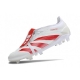 Adidas Predator Elite Tongue Firm Ground White Crimson Football Boots