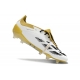 Adidas Predator Elite Tongue Firm Ground White Gold Silver Football Boots