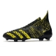 Adidas Predator Freak + Firm Ground Firm Ground Black Yellow Football Boots