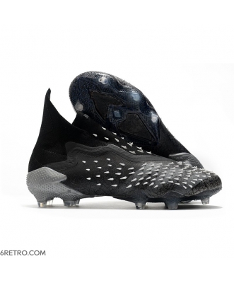 Adidas Predator Freak + Firm Ground Firm Ground Core Black Grey Four White Football Boots