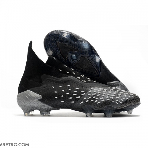 Adidas Predator Freak + Firm Ground Firm Ground Core Black Grey Four White Football Boots Adidas Predator Freak + Firm Ground Firm Ground Core Black Grey Four White Football Boots