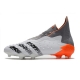 Adidas Predator Freak + Firm Ground Firm Ground WhiteSpark - White Iron Metal Solar Red Football Boots Adidas Predator Freak + Firm Ground Firm Ground WhiteSpark - White Iron Metal Solar Red Football Boots