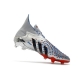 Adidas Predator Freak + Firm Ground Showpiece Pack Silver Core Black Scarlet Football Boots