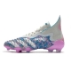 Adidas Predator Freak + Firm Ground WhiteSpark - White Iron Metal Solar Red Football Boots