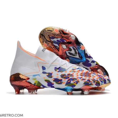 Adidas Predator Freak + Vegan Firm Ground Paul Pogba X Stella McCartney - White/Core Black/Signal Orange Limited Edition Football Boots Adidas Predator Freak + Vegan Firm Ground Paul Pogba X Stella McCartney - White/Core Black/Signal Orange Limited Edition Football Boots