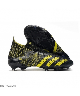 Adidas Predator Freak.1 Firm Ground Black Yellow Football Boots