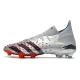 Adidas Predator Freak.1 Firm Ground Silver Metallic Core Black Scarlet Football Boots