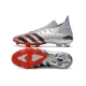 Adidas Predator Freak.1 Firm Ground Silver Metallic Core Black Scarlet Football Boots