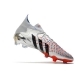 Adidas Predator Freak.1 Firm Ground Silver Metallic Core Black Scarlet Football Boots