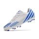 Adidas Predator LZ I Firm Ground Diamond Edge - White Hi-Res Blue Football Boots