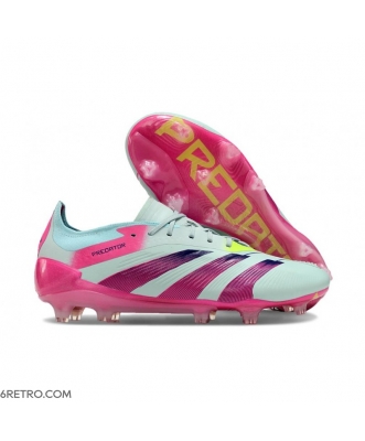 Adidas Predator Low Elite Firm Ground Almost Blue Lucid Pink Football Boots