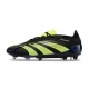 Adidas Predator Low Elite Firm Ground Black Green Football Boots
