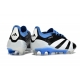 Adidas Predator Low Elite Firm Ground Black White Blue Football Boots