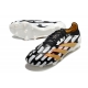 Adidas Predator Low Elite Firm Ground Black White Gold Football Boots