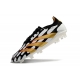 Adidas Predator Low Elite Firm Ground Black White Gold Football Boots