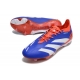 Adidas Predator Low Elite Firm Ground Blue White Red Football Boots