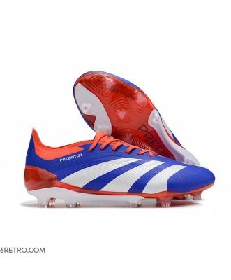 Adidas Predator Low Elite Firm Ground Blue White Red Football Boots