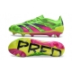 Adidas Predator Low Elite Firm Ground Generation Pred - Solar Green Shock Pink Lucid Lemon Football Boots