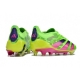 Adidas Predator Low Elite Firm Ground Generation Pred - Solar Green Shock Pink Lucid Lemon Football Boots