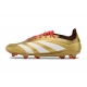 Adidas Predator Low Elite Firm Ground Gold White Red Football Boots