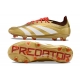 Adidas Predator Low Elite Firm Ground Gold White Red Football Boots
