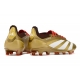 Adidas Predator Low Elite Firm Ground Gold White Red Football Boots