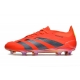 Adidas Predator Low Elite Firm Ground Predstrike - Solar Red Core Black Solar Yellow Football Boots