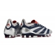 Adidas Predator Low Elite Firm Ground Silver Black Red Football Boots