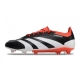 Adidas Predator Low Elite Firm Ground Solar Energy - Core Black White Solar Red Football Boots