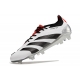 Adidas Predator Low Elite Firm Ground White Black Football Boots