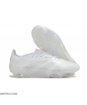 Adidas Predator Low Elite Firm Ground White Football Boots